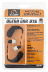 Walkers Rechargeable Ultra Ear BTE Hearing Enhancer feature a sound amplifying design